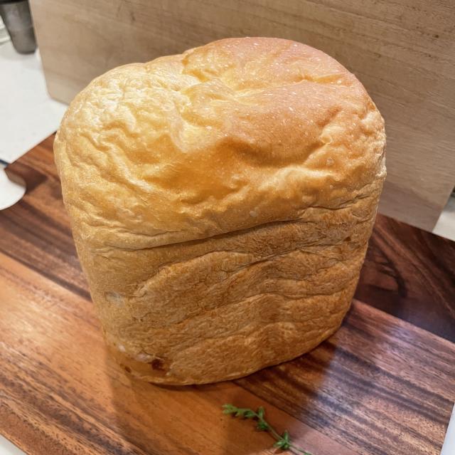 HBで作るダブルメープルのメールシュガーの食パン2