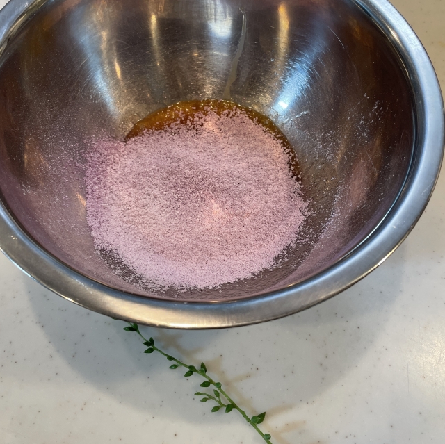 使いやすいクリーム状の紫芋カスタードクリームの作り方3