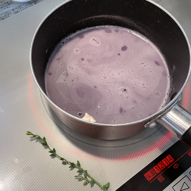 使いやすいクリーム状の紫芋カスタードクリームの作り方8