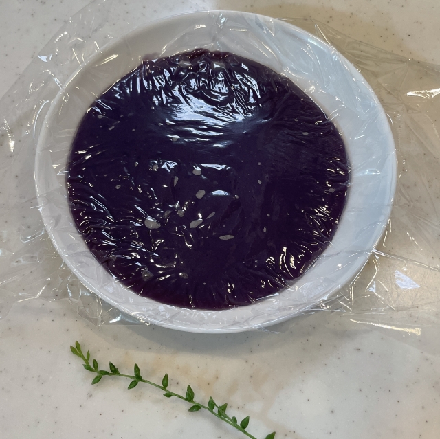 使いやすいクリーム状の紫芋カスタードクリームの作り方12