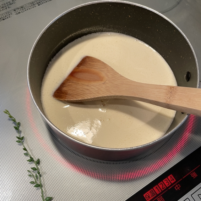 タルトにぴったりの少し固めのカスタードクリームの作り方7