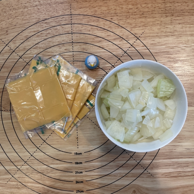 リスドォルで作るチェターチーズと玉葱を使ったリュスティック3