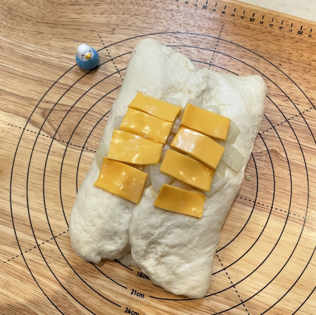 リスドォルで作るチェターチーズと玉葱を使ったリュスティック11