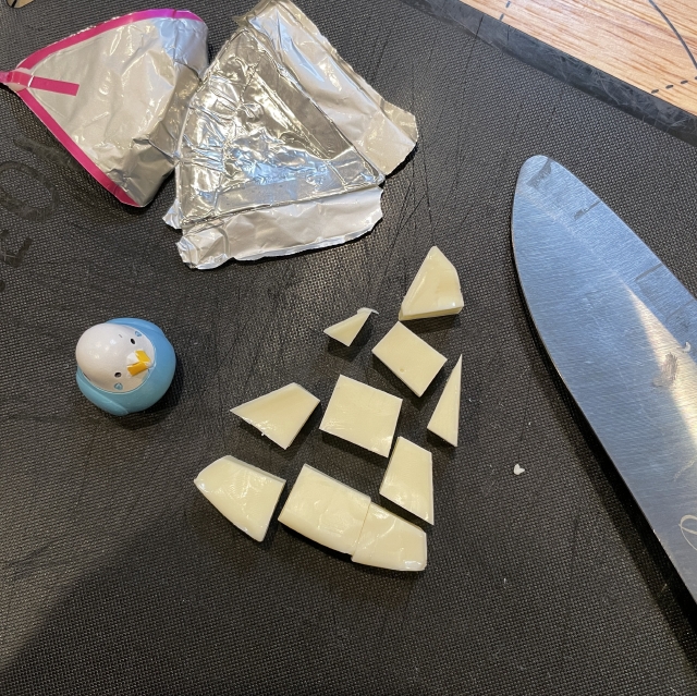 扱いやすい6Pチーズを使って作るプロセスチーズのクッペ2
