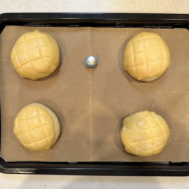 日本の菓子パンと言えばコレ！厚焼きクッキーのサクッと仕上げのメロンパン10