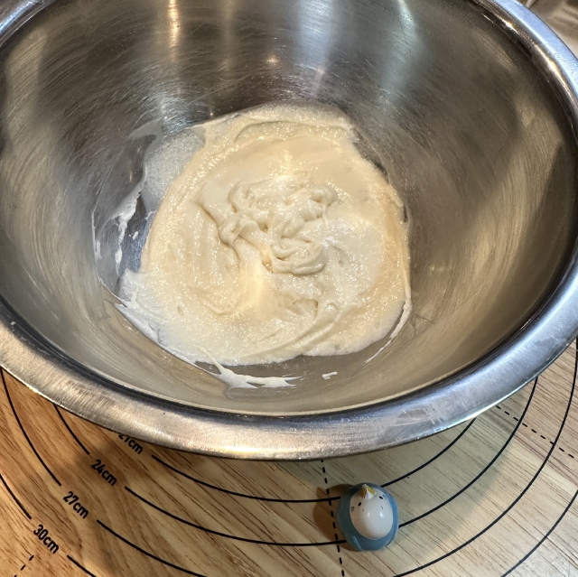 ロールケーキ天板で作る真っ白なスポンジケーキの作り方4