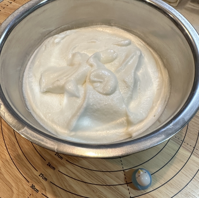 ロールケーキ天板で作る真っ白なスポンジケーキの作り方12
