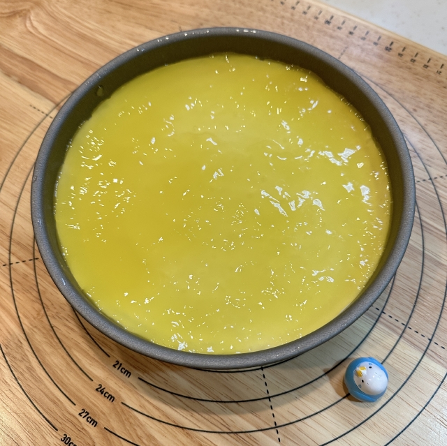 キットドルチェのレモンゼリーで作る、はちみつレモンのレアチーズケーキ14