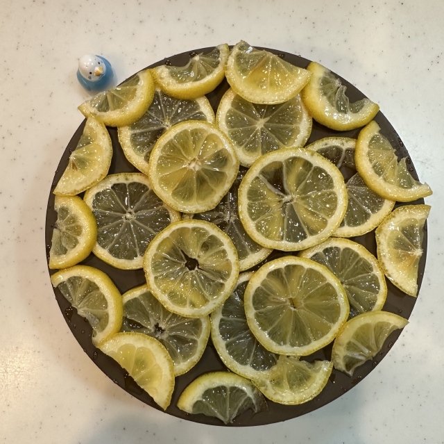 キットドルチェのレモンゼリーで作る、はちみつレモンのレアチーズケーキ15